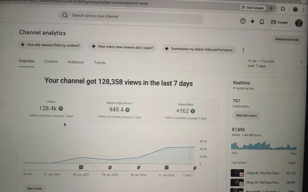 Real YouTube earnings proof 7 — customer using AI YouTube Automation Kit
