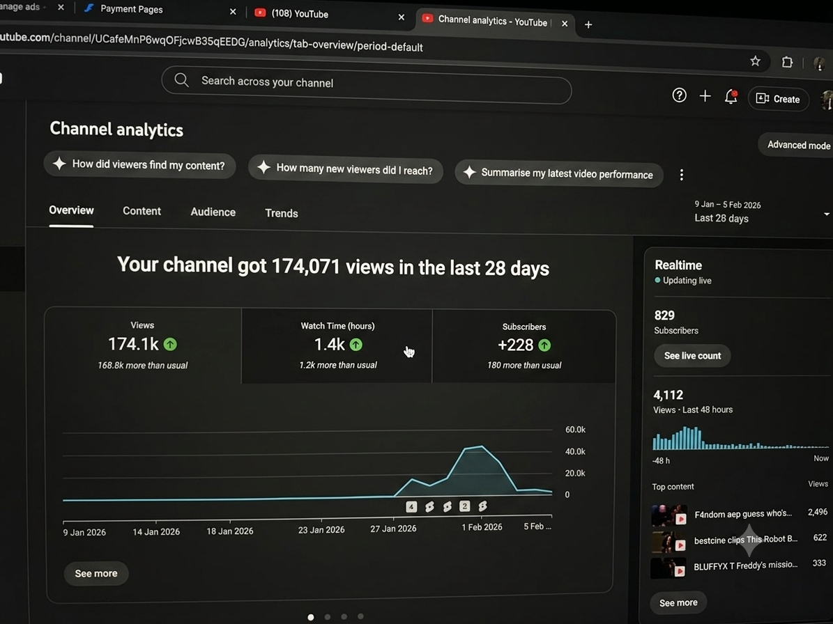 Real YouTube earnings proof 2 — customer using AI YouTube Automation Kit